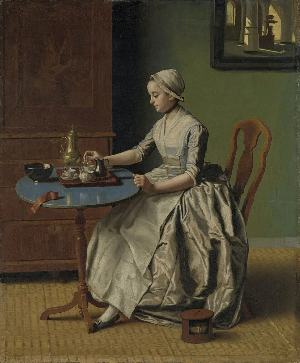 960px-Liotard-Lady_Pouring_Chocolate A csokolade aranykora – Liotard festmenye 1744