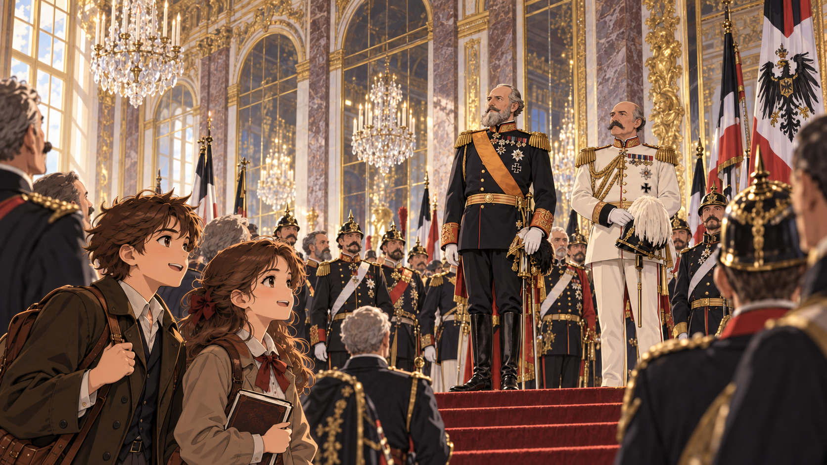 A német egység – a Német Császárság kikiáltása Versailles-ban 1871-ben