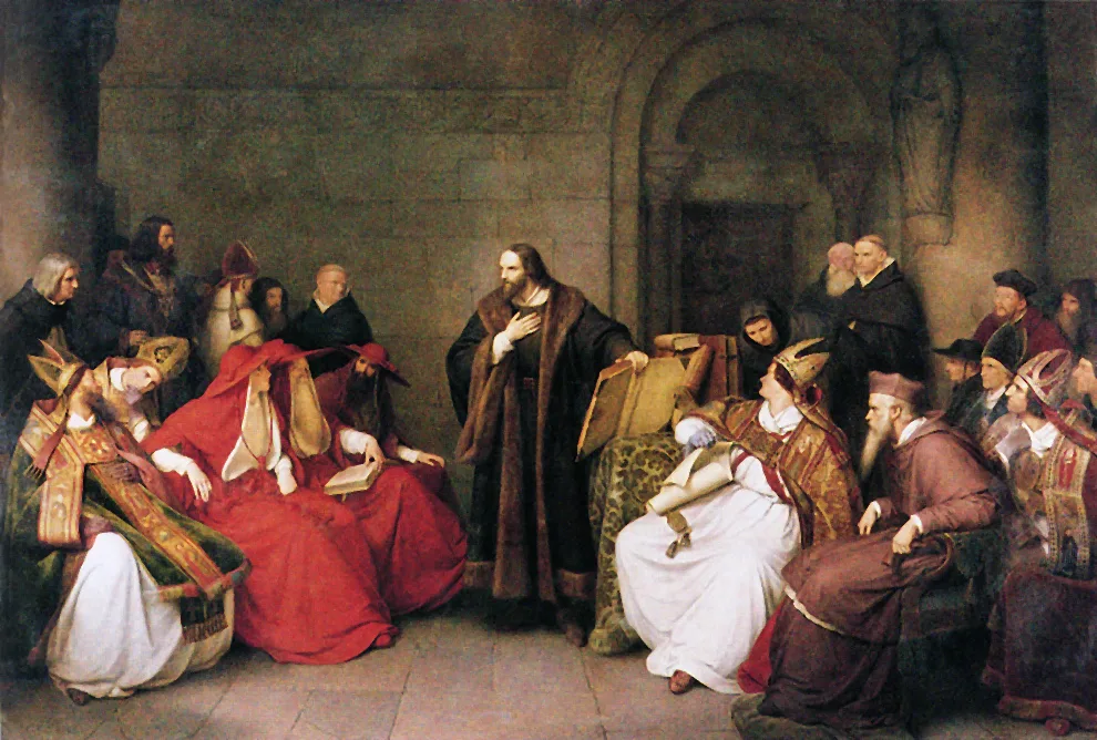 Husz János a konstanzi zsinaton – Lessing festménye (1842) Husz János a konstanzi zsinaton, Karl Friedrich Lessing festményén (1842)