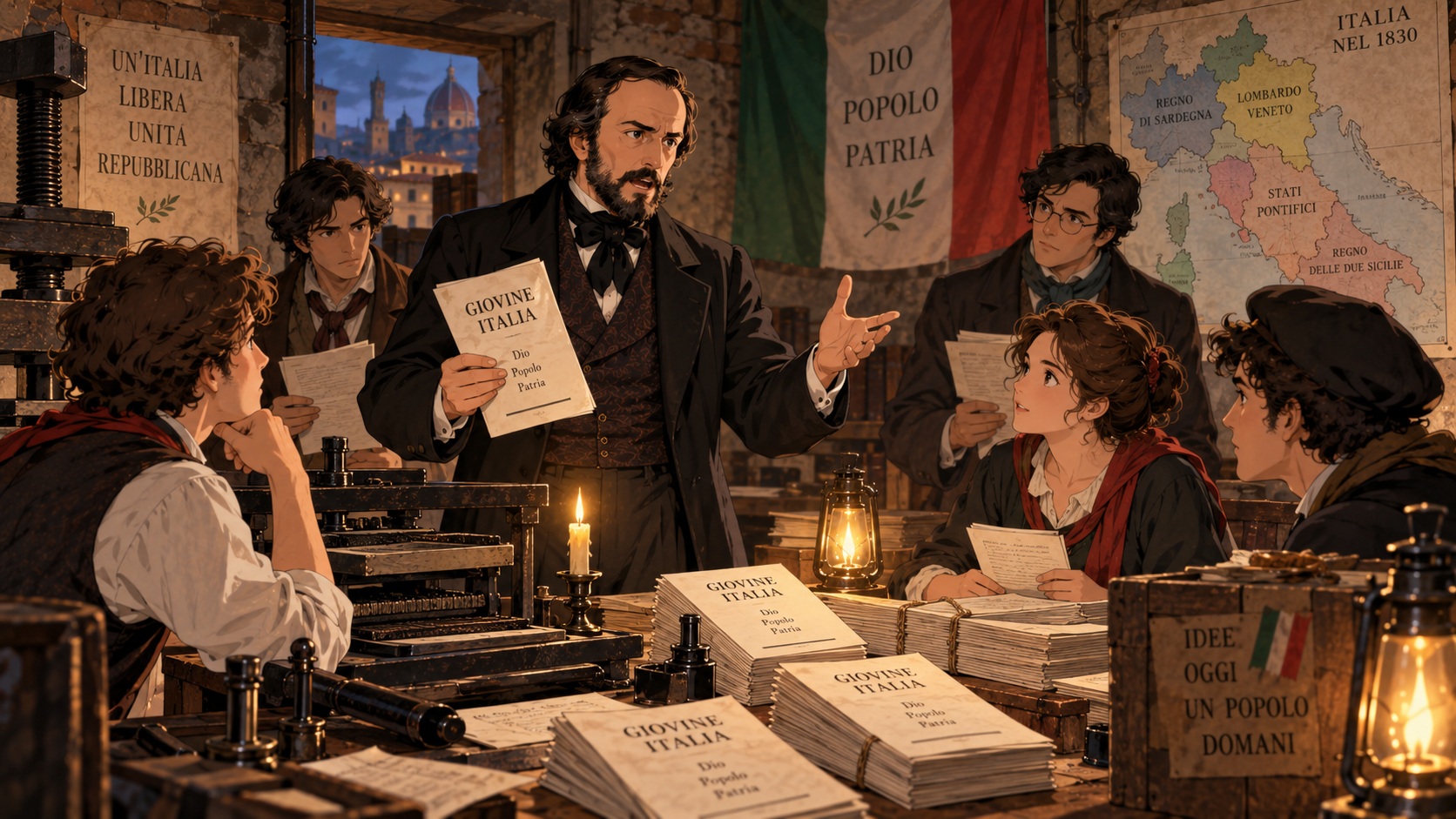 Olasz egység – Giuseppe Mazzini és a Fiatal Itália mozgalom